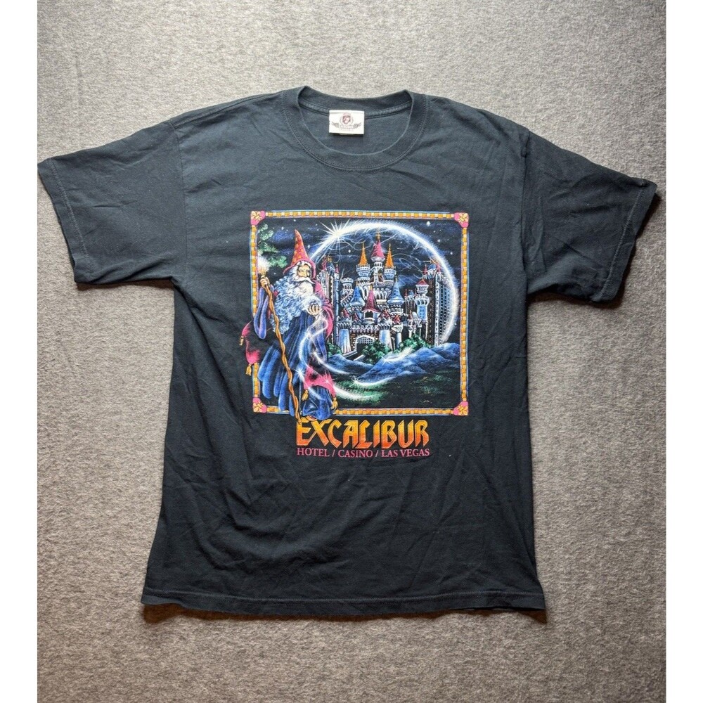 vintage excalibur Hotel And Casino Las Vegas Men’s shirt Size Large